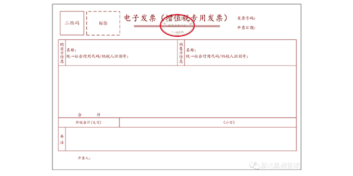 湖北易通智聯科技有限公司實施全面數字化電子發票