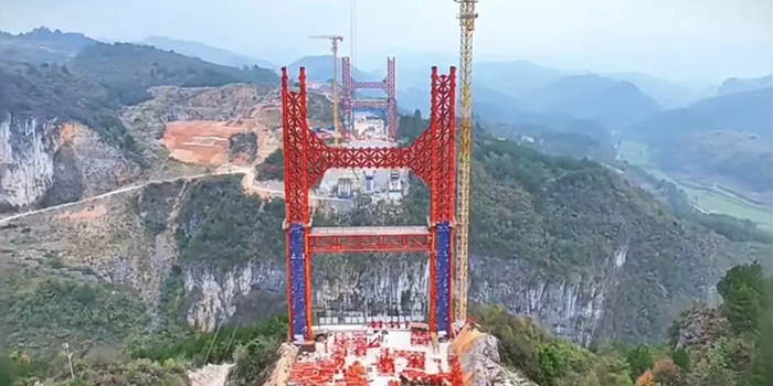 馬場河特大橋首吊成功:智能纜索吊裝監控系統助力工程新突破!